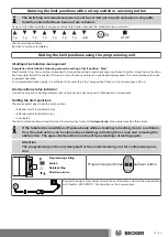 Preview for 13 page of Becker E12 Assembly And Operating Instructions Manual