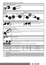 Предварительный просмотр 7 страницы Becker M17 Assembly And Operating Instructions Manual