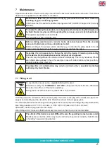 Предварительный просмотр 21 страницы Becker O2-PACK U5.100 Operating Instructions Manual