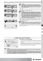 Preview for 7 page of Becker P13/9M Operating Instructions Manual