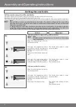 Предварительный просмотр 8 страницы Becker P3/30PSF Assembly And Operating Instructions Manual