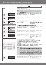 Предварительный просмотр 12 страницы Becker P3/30PSF Assembly And Operating Instructions Manual