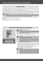 Preview for 18 page of Becker P5/16PRF+A1 Assembly And Operating Instructions Manual