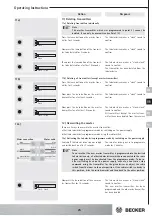 Preview for 25 page of Becker R12/17PRF+ Operating Instructions Manual