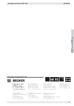 Предварительный просмотр 23 страницы Becker SWA 200II Operating Instructions Manual