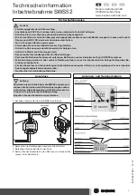 Предварительный просмотр 1 страницы Becker SWS52 Manual