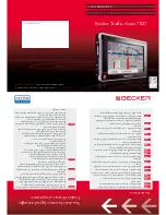 Preview for 1 page of Becker TRAFFIC ASSIST 7827 Specifications