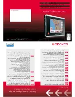 Becker Traffic Assist 7927 Specifications preview