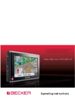 Becker Traffic Assist Z 107 Operating Instructions Manual preview