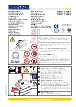 Becker VASF 1.120/1 Operating Instructions предпросмотр