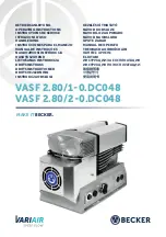 Предварительный просмотр 1 страницы Becker VASF 2.80/1-0.DC048 Operating Instructions Manual