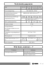 Предварительный просмотр 71 страницы Becker VC210 Assembly And Operating Instructions Manual