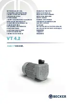 Предварительный просмотр 1 страницы Becker VT 4.2 Operating Instructions Manual