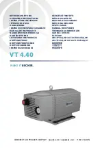 Предварительный просмотр 1 страницы Becker VT 4.40 Operating Instructions