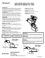 Preview for 1 page of Beckett 1502C Manual