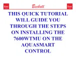 Preview for 1 page of Beckett AquaSmart 7600WTM Installation Manual