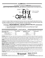 Предварительный просмотр 4 страницы Beckett CB501ULHTS Quick Manual