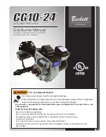 Предварительный просмотр 1 страницы Beckett CG10-24 Manual