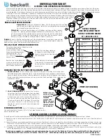 Preview for 1 page of Beckett NK3 Assembly And Operation Instructions