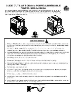 Предварительный просмотр 5 страницы Beckett Submersible Pump M250A Owner'S Manual