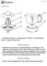 Preview for 3 page of BECKHER MI-CJ 1201B Instruction Manual