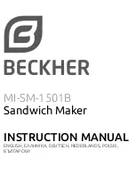 Предварительный просмотр 1 страницы BECKHER MI-SM-1501B Instruction Manual