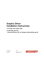 Beckhoff 9250 - FIRESTREAM PCIE 1GB GDDR3 Driver Installation Manual preview