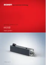 Beckhoff AA3000 Operating Instructions Manual предпросмотр