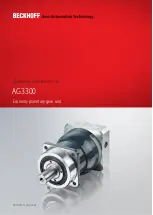 Preview for 1 page of Beckhoff AG3300 Operating Instructions Manual