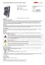 Beckhoff AX5721 Technical Documentation предпросмотр