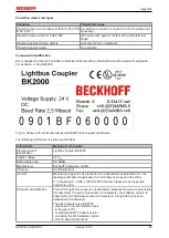 Предварительный просмотр 65 страницы Beckhoff BK9055 Documentation