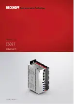 Beckhoff C6027 Manual preview