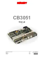 Предварительный просмотр 1 страницы Beckhoff CB3051 Manual