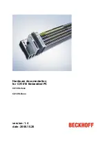 Beckhoff CX1010 Series Hardware Documentation предпросмотр