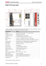 Предварительный просмотр 11 страницы Beckhoff CX50 0 Series Hardware Documentation