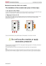 Предварительный просмотр 37 страницы Beckhoff CX90 0 Series Hardware Documentation