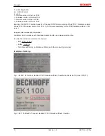 Предварительный просмотр 10 страницы Beckhoff EK1100 Documentation