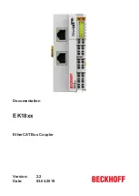 Beckhoff EK18 Series Documentation предпросмотр