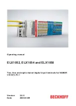 Beckhoff ELX1052 Operating Manual preview