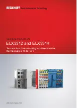 Beckhoff ELX3312 Operating Manual предпросмотр