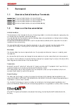 Предварительный просмотр 5 страницы Beckhoff EtherCAT EL6001 Documentation