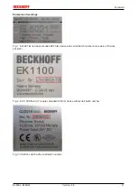 Предварительный просмотр 11 страницы Beckhoff EtherCAT EL6001 Documentation