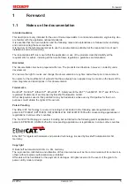 Предварительный просмотр 5 страницы Beckhoff EtherCAT EL6752 Documentation