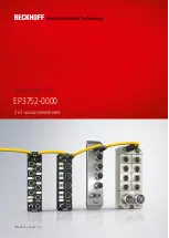 Предварительный просмотр 1 страницы Beckhoff EtherCAT EP3752-0000 Documentation