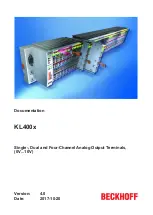 Beckhoff KL400 Series Documentation preview