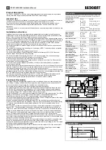 Preview for 2 page of Beckhoff PS3011-4820-0000 Installation Manual