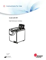 Beckman Coulter Avanti J-26S XPI Instructions For Use Manual preview