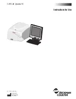 Beckman Coulter Cell Lab Quanta SC Instructions For Use Manual предпросмотр