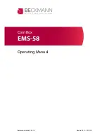 Beckmann EMS-58 Operating Manual preview