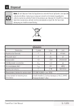 Предварительный просмотр 11 страницы Beco EFW6000WS User Manual